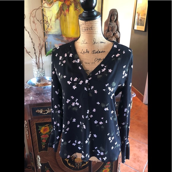 Ann Taylor Tops - Ann Taylor Winter Floral Blouse
